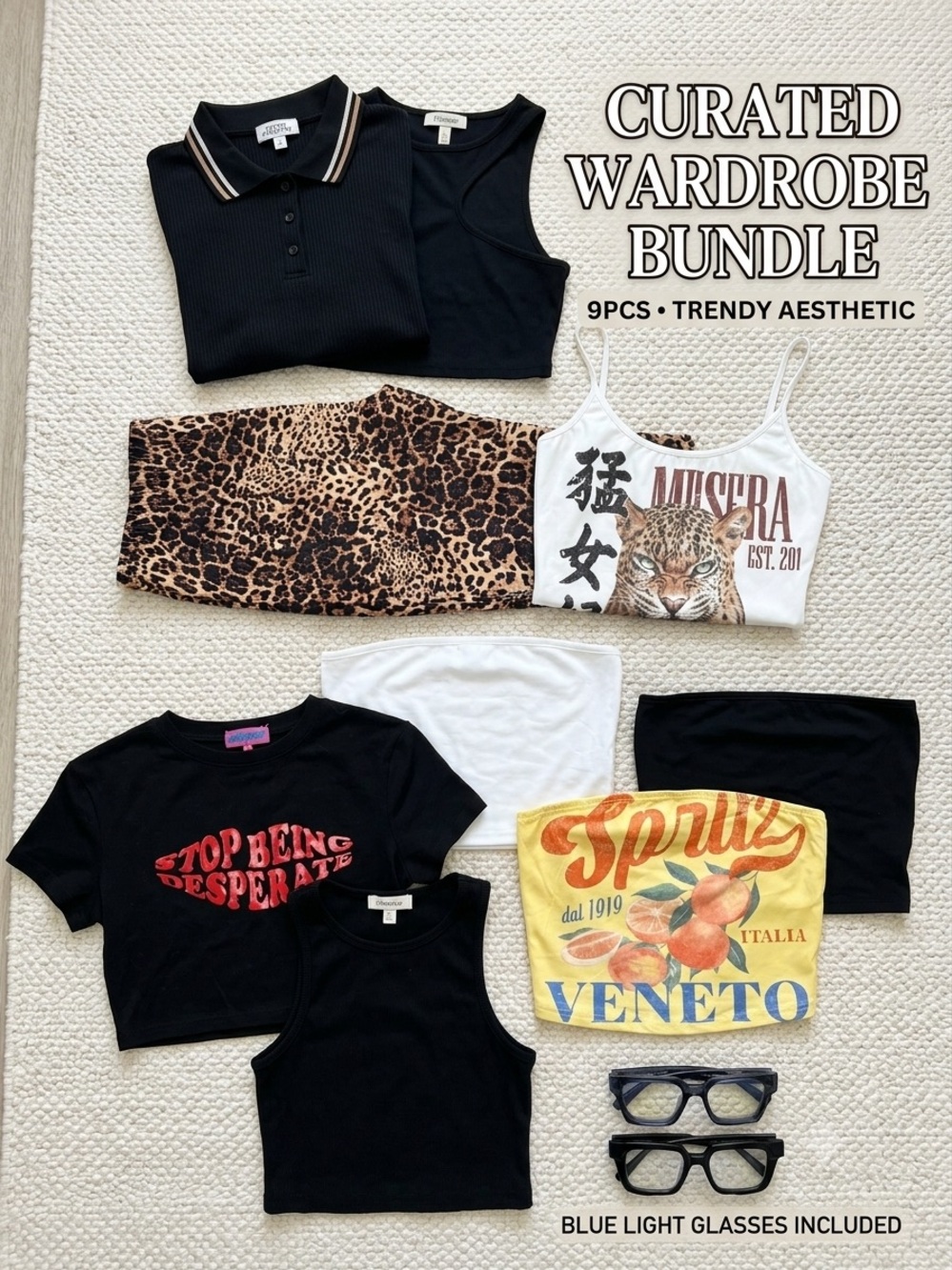 Trendy Summer Wardrobe Refresh Bundle 9pc Lot Edikted Finesse Shein A New Day M